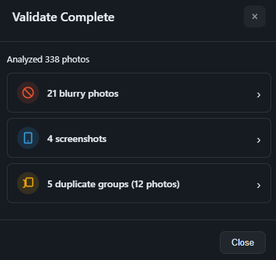 Quality Validation in Speedy SlideShow 25